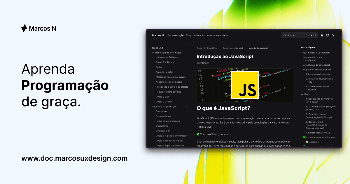 Projeto pessoal Docs Marcos N