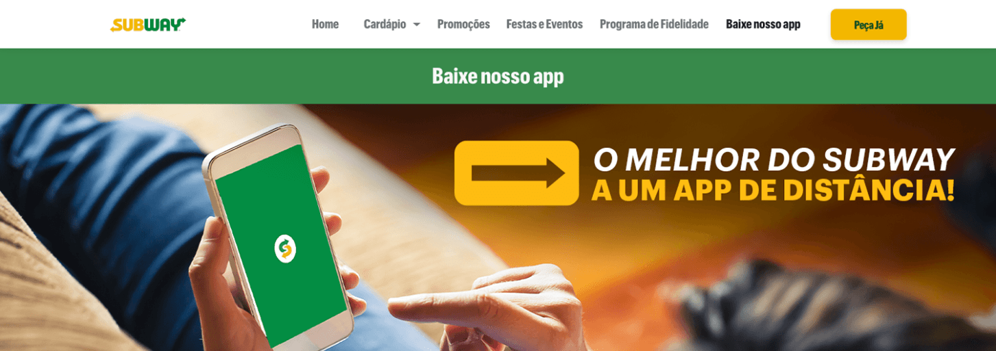 Interface da campanha Sub da Quebrada